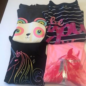 4 New graphic girls long sleeve shirt